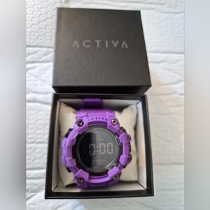 Activa Vibrant Purple Digital Watch